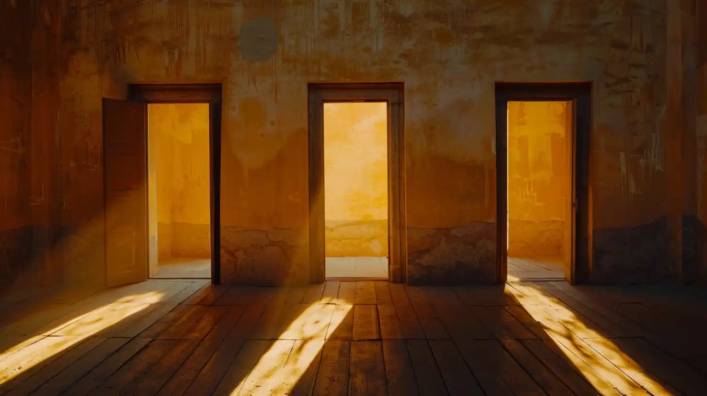 character-mirror-three-doorways